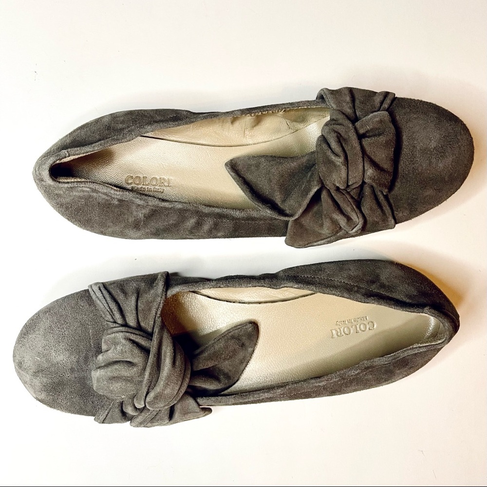 COLORI “Made in Italy” Suede Flats